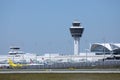 Air traffic control tower in Munich Airport