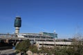 Air Traffic Control tower at YVR airport Royalty Free Stock Photo