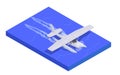 Air Transport Isometric Composition Royalty Free Stock Photo