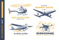 Air transport Logo illustration on white background