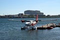 Air transport with a seaplane in the port of Copenhagen