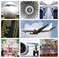 Air Travel collage