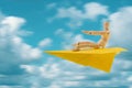 Air travel concept Royalty Free Stock Photo