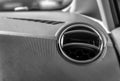 Air ventilation in car close Black and White Royalty Free Stock Photo