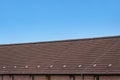 Air vents on house roof to prevent dampness Royalty Free Stock Photo