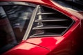 Air vents of a sports car Royalty Free Stock Photo