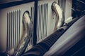 Air vents of a vintage classic car Royalty Free Stock Photo