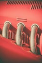 Air vents of a vintage classic car Royalty Free Stock Photo