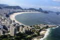 Air view Rio de Janeiro, Copacabana