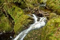 Aira Beck stream below famous Aira Force waterfall, located in the Lake District, Cumbria, UK Royalty Free Stock Photo