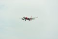 AirAsia Airplane Landing at Singapore Changi International Airport, Singapore, April 2018 Royalty Free Stock Photo