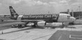 AirAsia airplane at the Tan Son Nhat airport in Saigon, Vietnam