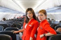 AirAsia crew member Royalty Free Stock Photo