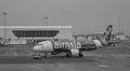 AirAsia plane docking at KLIA 2 Airport in Malaysia