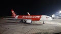 AirAsia Plane on Lombok International Airport