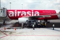 AirAsia's Airbus aircraft refueling