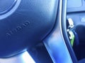 Airbag close up steering wheels keys