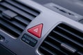 Airbag warning Royalty Free Stock Photo