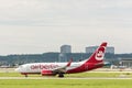 AirBerlin plane at Stuttgart airport