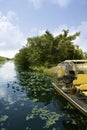 Airboat in Everglades Florida Big Cypress