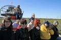 On the Airboat Royalty Free Stock Photo