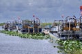 Airboats in Everglades National Park, Florida, USA