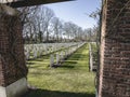 Airborn Cemetery, Arnhem Oosterbeek, Netherlands 28 Februari 2021