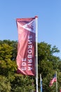 Airborn memorial flag Market Garden in Ede Netherlands