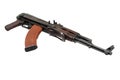 Airborn version of Kalashnikov assault rifle Royalty Free Stock Photo