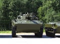 Airborne combat vehicle Royalty Free Stock Photo