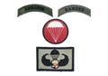 Airborne Ranger Wings patches, Philippines, Isolated Royalty Free Stock Photo
