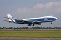 AirBridgeCargo Boeing 747-8F Royalty Free Stock Photo