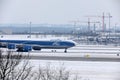 AirBridgeCargo Boeing 747-8F VP-BBP Royalty Free Stock Photo