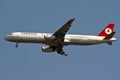 Airbus A-330 of Turkish Airlines Royalty Free Stock Photo