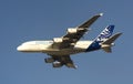 Airbus 380 in Dubai Royalty Free Stock Photo