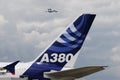 Airbus 380 in paris air show Royalty Free Stock Photo