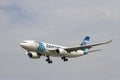 A Airbus A330-243(P2F) Airplane Of EgyptAir Cargo Landing At Tan Son Nhat International Airport. Royalty Free Stock Photo