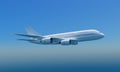 Airbus A380 with clipping path