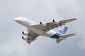 Airbus A380 Flypast Royalty Free Stock Photo