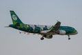 Airbus a320 Aer Lingus landing