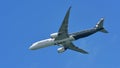 Airbus A350-900 on aerial display at Singapore Airshow