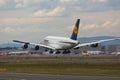 Airbus A380 approach and landing