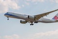 Airbus A350 China Airlines approaching to London Heathrow airport