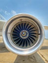 Airbus a320 engine Royalty Free Stock Photo