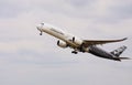 An Airbus A350 jet airplane Royalty Free Stock Photo