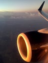 Airbus a320 Jet Engine Royalty Free Stock Photo
