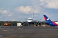 Airbus A320 Lufthansa Airlines taxing at the airport