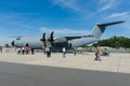 The Airbus A400M Atlas is a multi-national four-engine turboprop military transport aircraft.