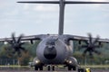 Airbus Military Airbus Defense and Space A400M Atlas four engined large military transport aircraft F-WWMZ. Royalty Free Stock Photo