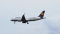 Airbus A320-271N Neo landing at Frankfurt am Main airport